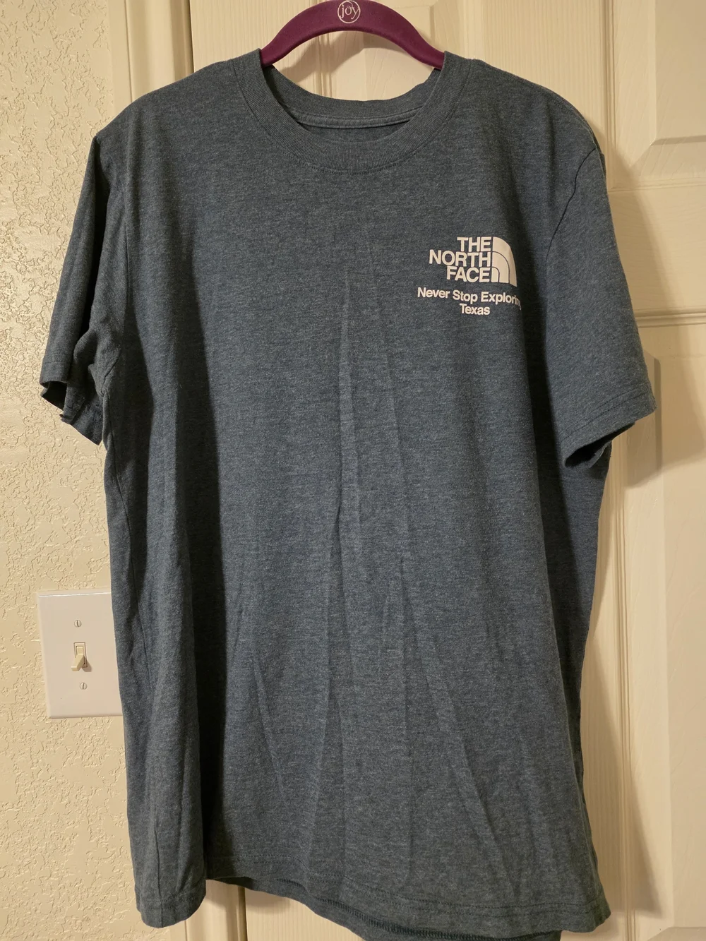 The North Face Men’s Heather Slate Blue Short Sleeve Logo Tee